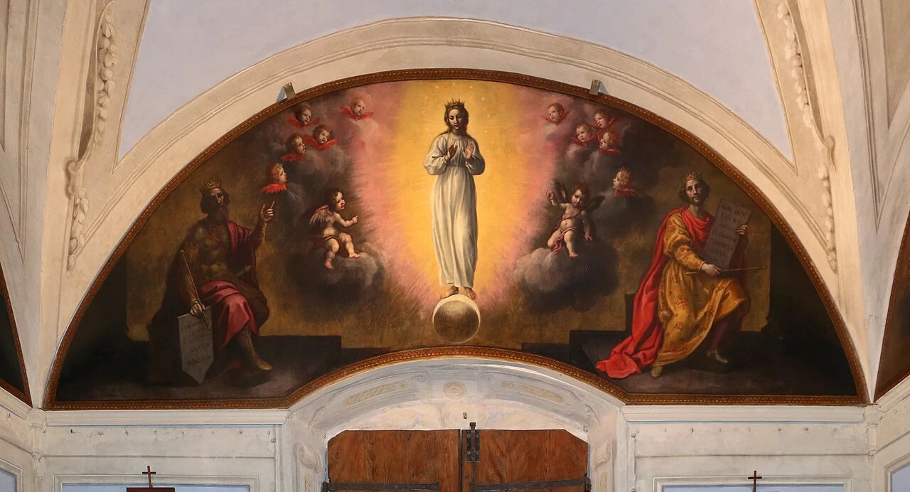 Immacolata concezione tra due profeti - Santa Maria degli Angiolini